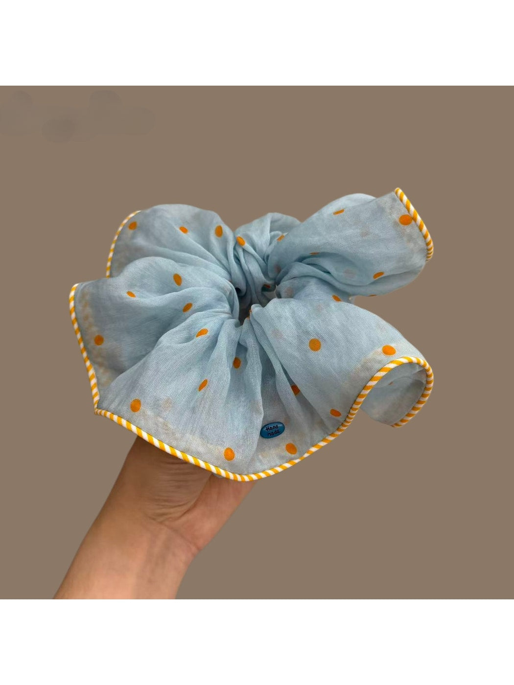 Gifty - Sweet Style Polka Dot Mesh Scrunchie