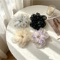 Gifty - Sheer Ruffle Beaded Polyester Scrunchie