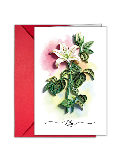 Carduria - Valentine's Day Heart Motif Greeting Card