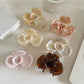 Beau - Minimalist Camellia Shaped Hair Claw Clip