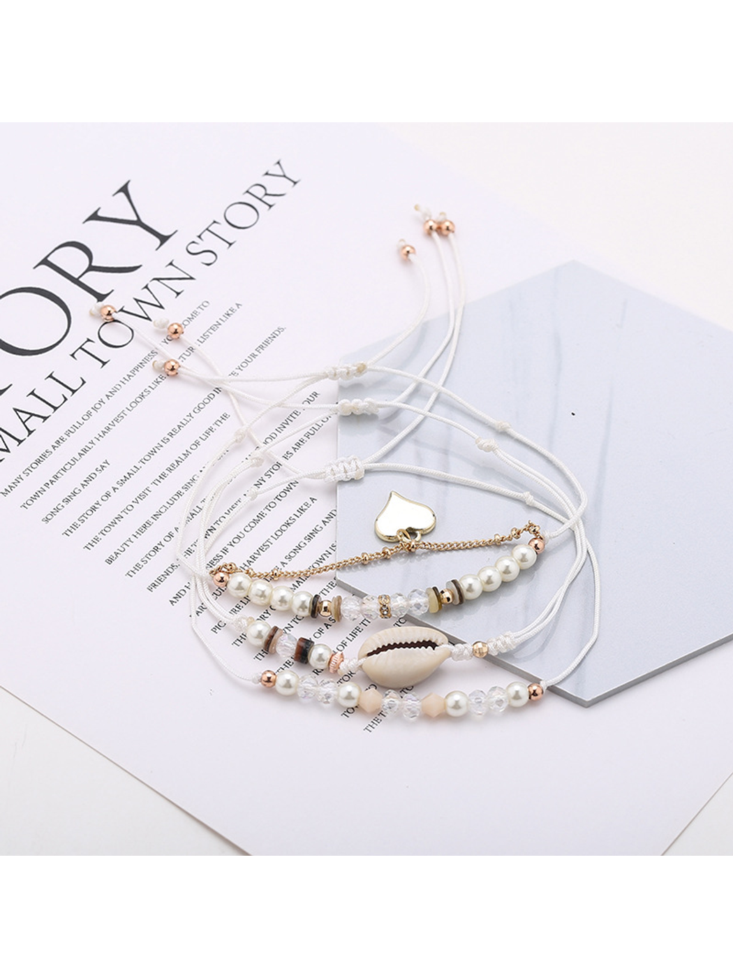 Lovra - Bohemian Beaded Alloy Strand Bracelet