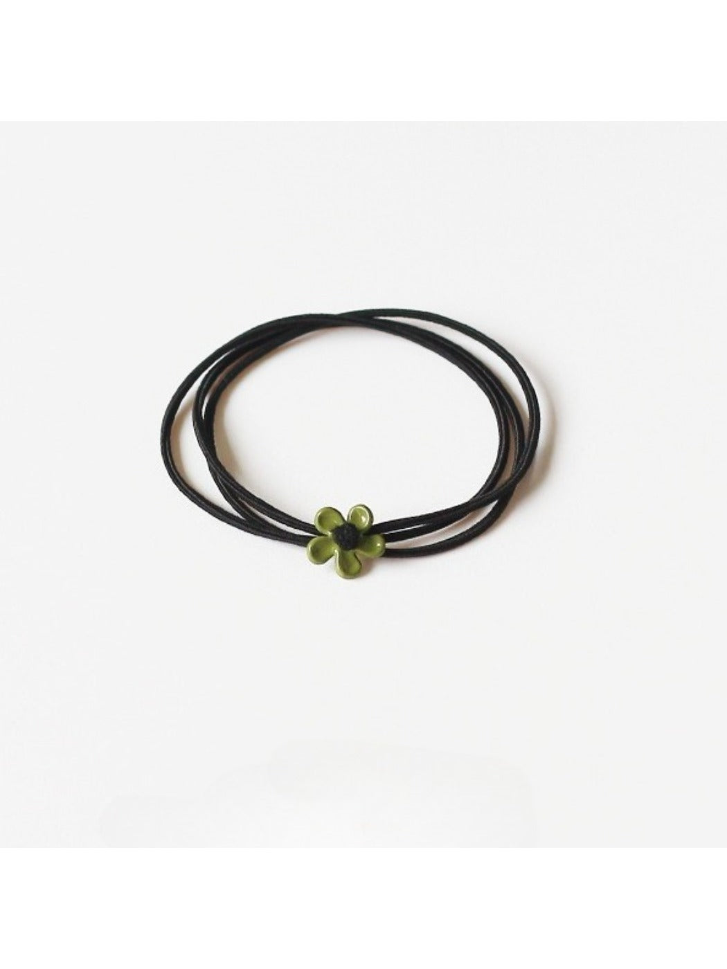 Gifty - Simple Solid Color Flower Shaped Hair Tie