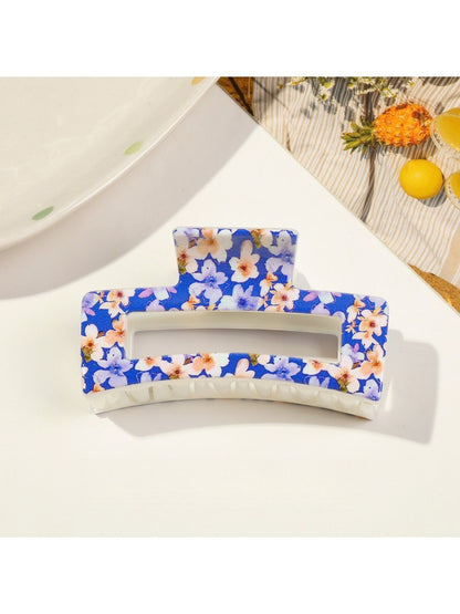 Beau - Floral Anti-slip Shark Hair Clip