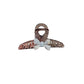 Beau - Butterfly Bow PVC Alloy Decorative Claw Clip