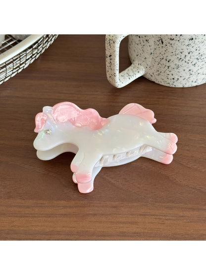 Beau - Acetate Horse Shape Fashion Hair Claw Clip