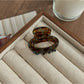 Beau - Retro Acetate Fiber Oval Claw Hair Clip