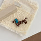 Beau - Cute Polka Dot Puppy Shaped Claw Clip