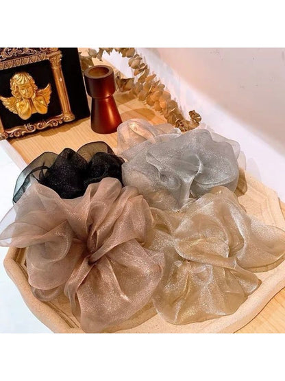 Gifty - Solid Glossy Versatile Scrunchie