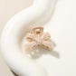 Beau - Glossy Bow Design PS Alloy Claw Hair Clip