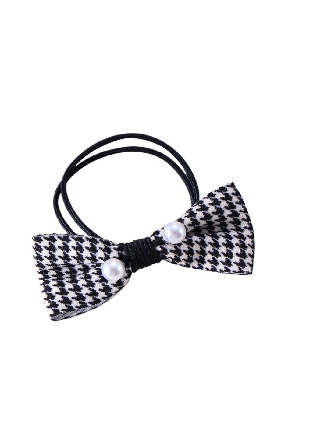 Gifty - Waffle Patterned Bow Hair Tie