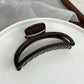 Beau - Woodgrain Openwork Geometric Hair Claw - view 10