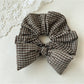 Gifty - Plaid Bow Scrunchie Hair Tie
