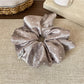 Gifty - Satin Polka-Dotted Scrunchie