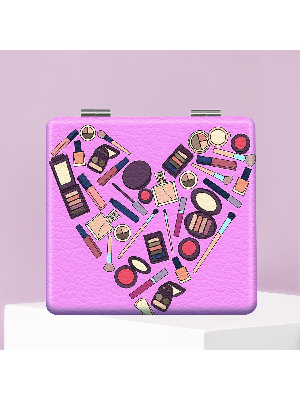 Mirroray - Cartoon Print Portable Folding Makeup Mirror