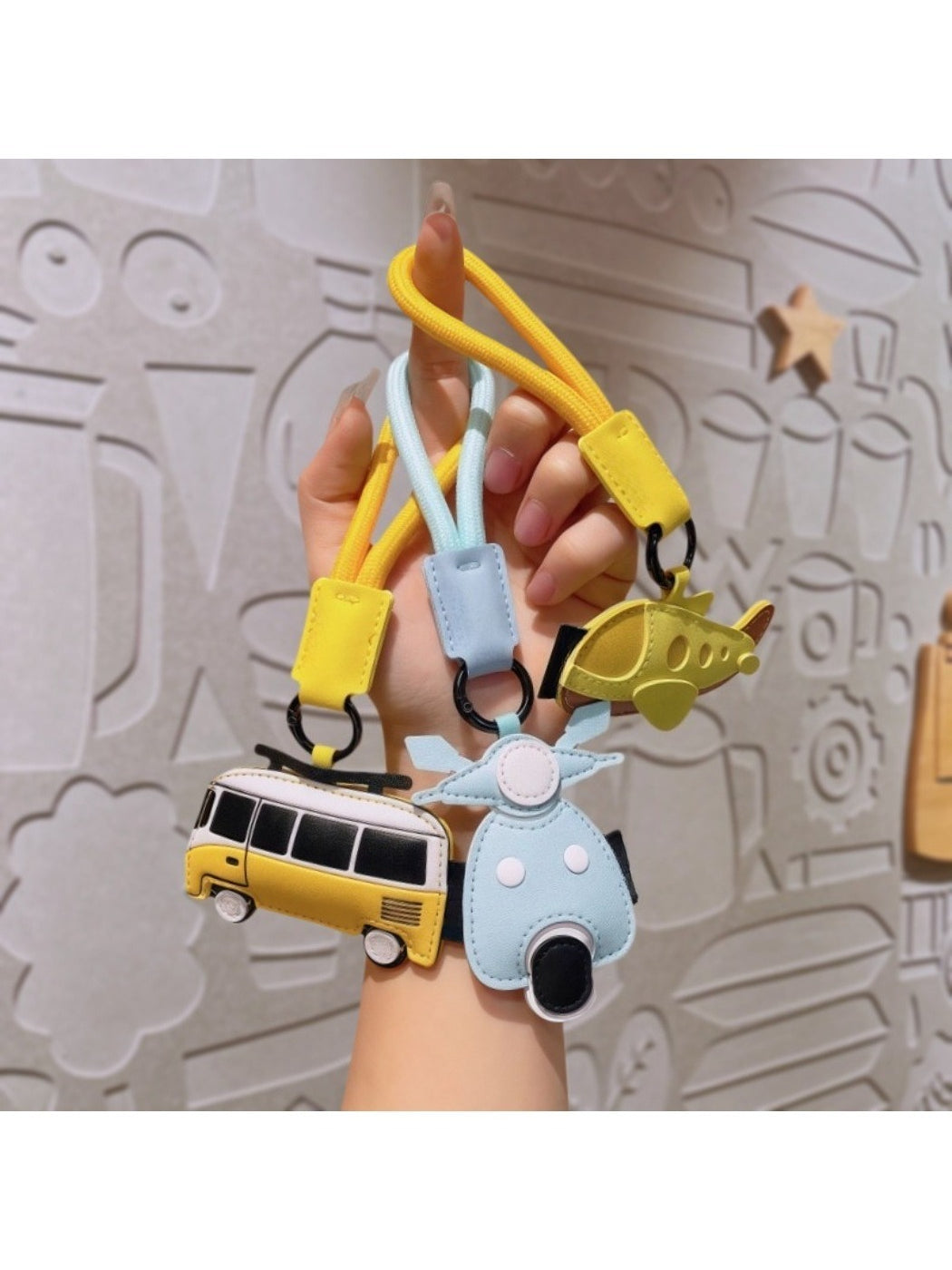 Keypus - Cartoon Car Figurine Keychain
