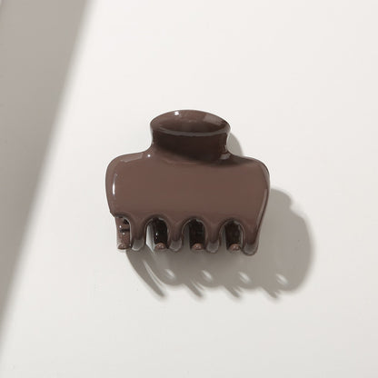 Beau - Simple Glossy Geometric Hair Claw Clip