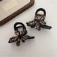 Beau - Vintage Leopard Print Flower Shaped Claw Clip