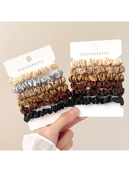 Gifty - Satin Skinny Scrunchie Set