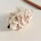 Beau - Bubble Pleated Mesh Flower Bud Banana Clip