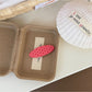 Beau - Oval Polka Dot Acetate Fiber Hair Clip