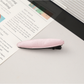 Beau - Solid Color Polyester Oval Hair Clip