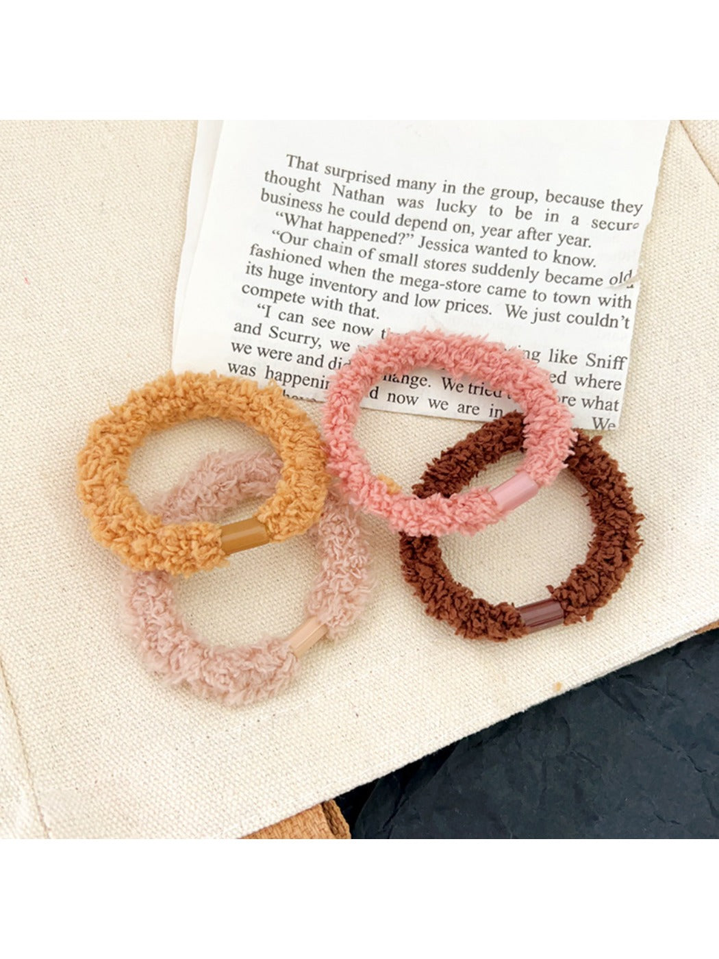 Gifty - Fluffy High Elastic Hair Ties Scrunchies