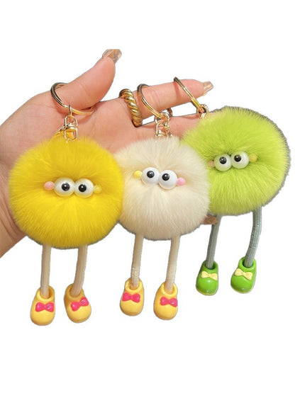 Keypus - Long Legs Little Coal Ball Keychain