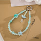 Keypus - Sweet Acrylic Bead Alloy Pendant Phone Charm