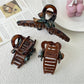 Beau - Retro Hair Clip Hair Tie And Claw Clip