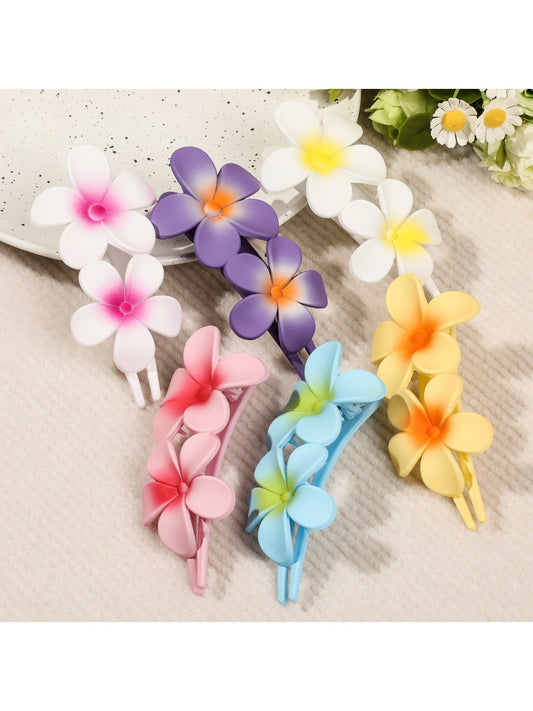 Beau - Colorful Flower Hair Clip