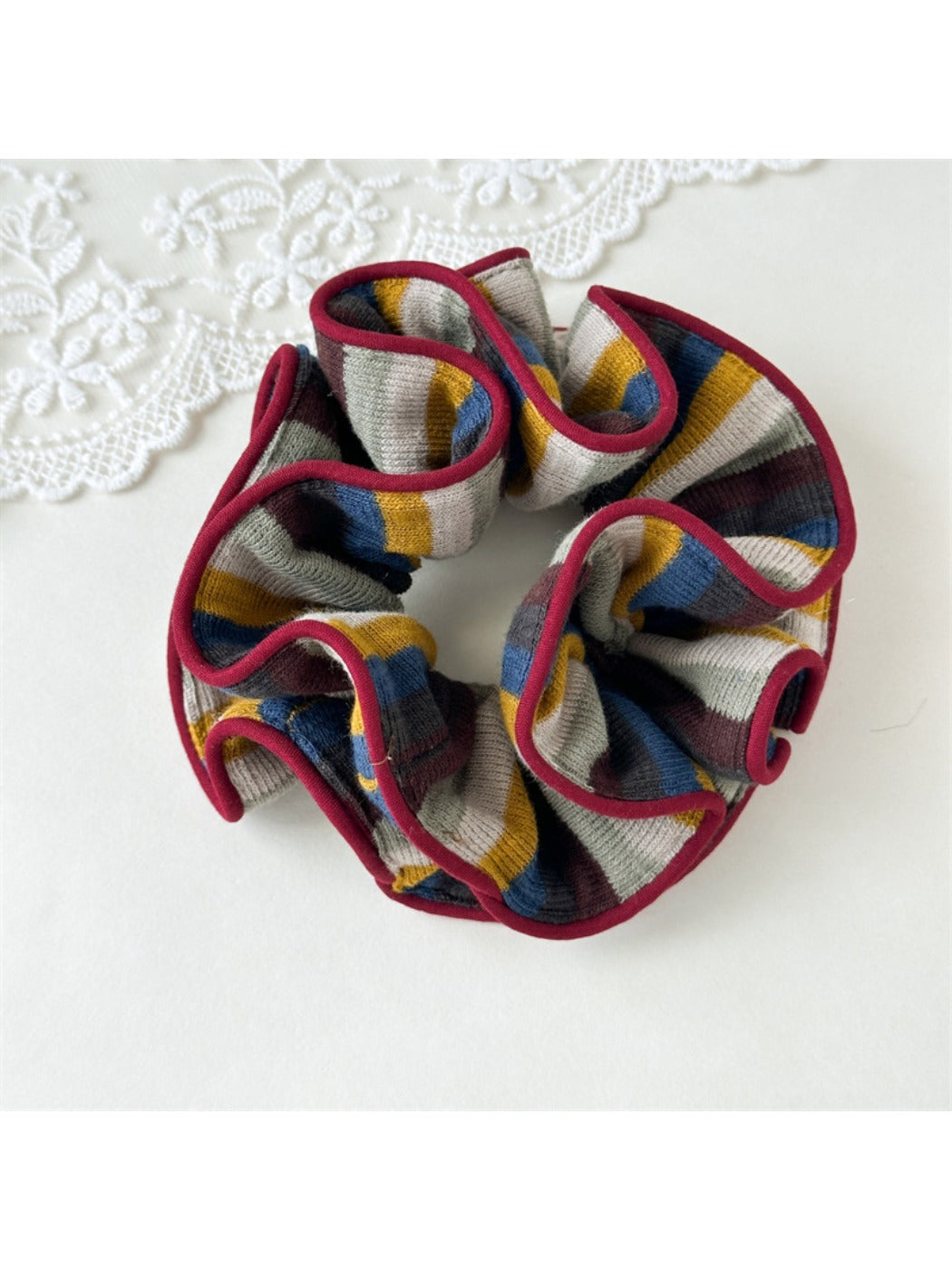 Gifty - Brown Striped Hair Ties