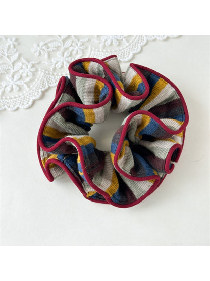 Gifty - Brown Striped Hair Ties