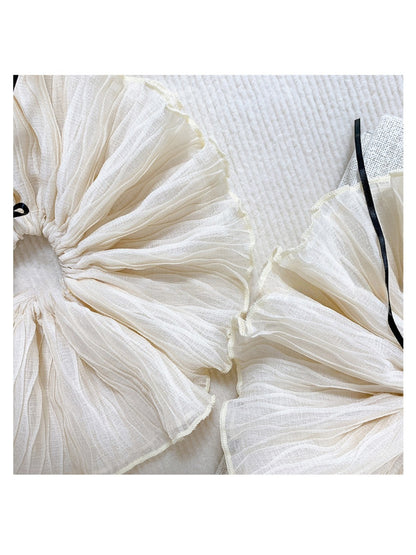 Gifty - Black Crinkle Scrunchie Hair Ties