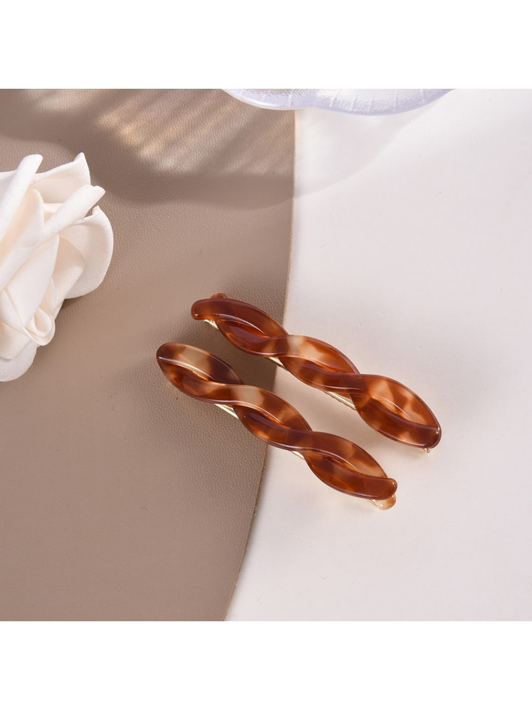 Beau - Creative Braided Shaped Acetate Hair Clip