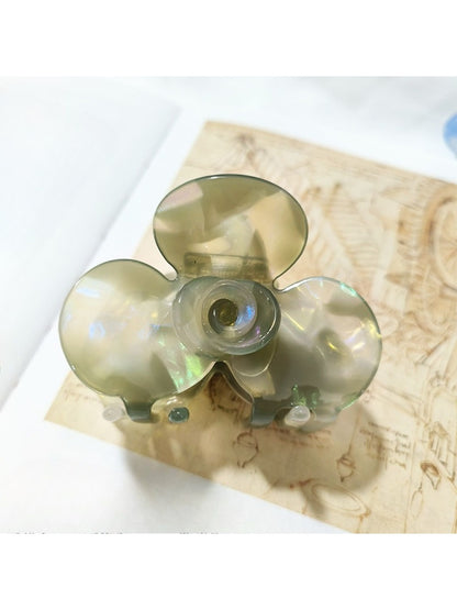 Beau Sweet Acetate Medium Flower Claw Clip displayed against neutral background