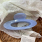 Beau - Oval Shaped Openwork Hair Claw Clip