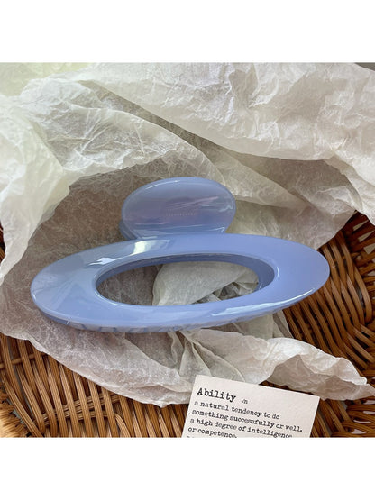 Beau - Oval Shaped Openwork Hair Claw Clip