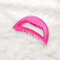 Beau - Plastic Half Circle Geometric Hair Claw Clip