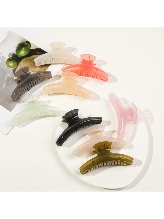 Beau - Straight-Shaped Jelly-Colored Hair Clip