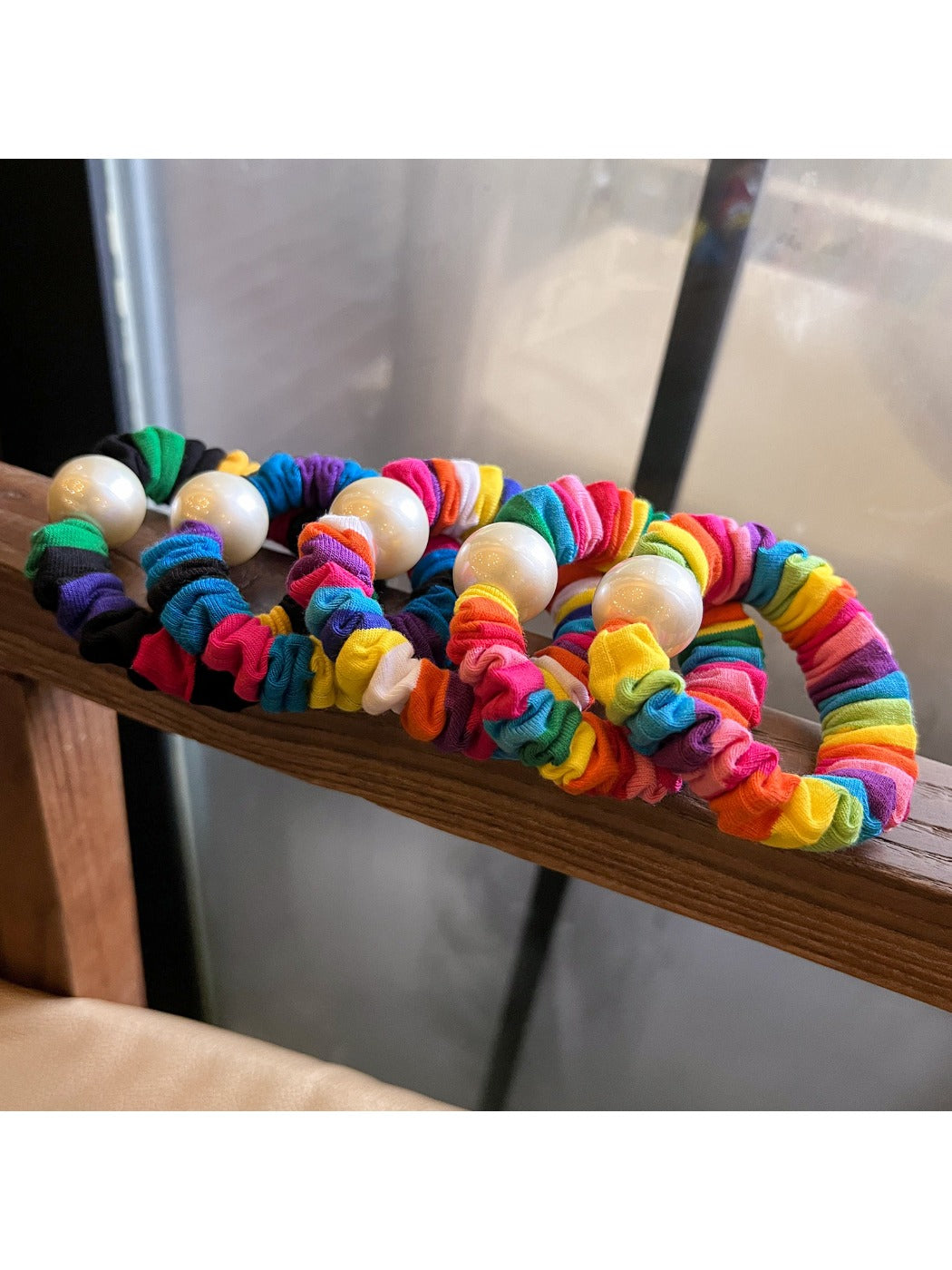 Gifty - Cute Colorful Patchwork Hair Tie