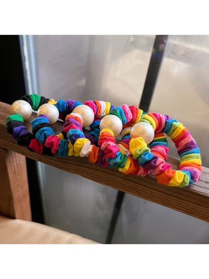 Gifty - Cute Colorful Patchwork Hair Tie