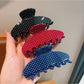 Beau - Polka Dot Acetate Semi-Circle Claw Clip