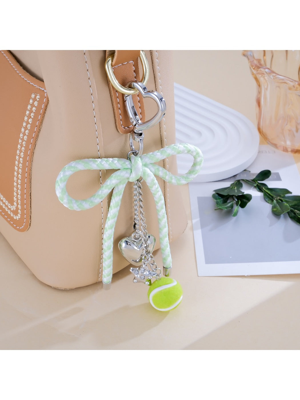 Keypus - Elegant Bow-Shaped Charm Keychain