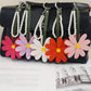 Keypus - Daisy Flower PU Keyring Bag Charm Keychain