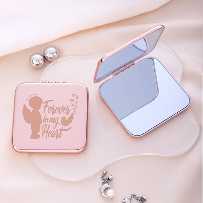 Mirroray - Portable Alloy Glass Compact Hand Mirror