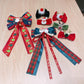 Beau - Bright Christmas Theme Bow Decorative Hair Clip