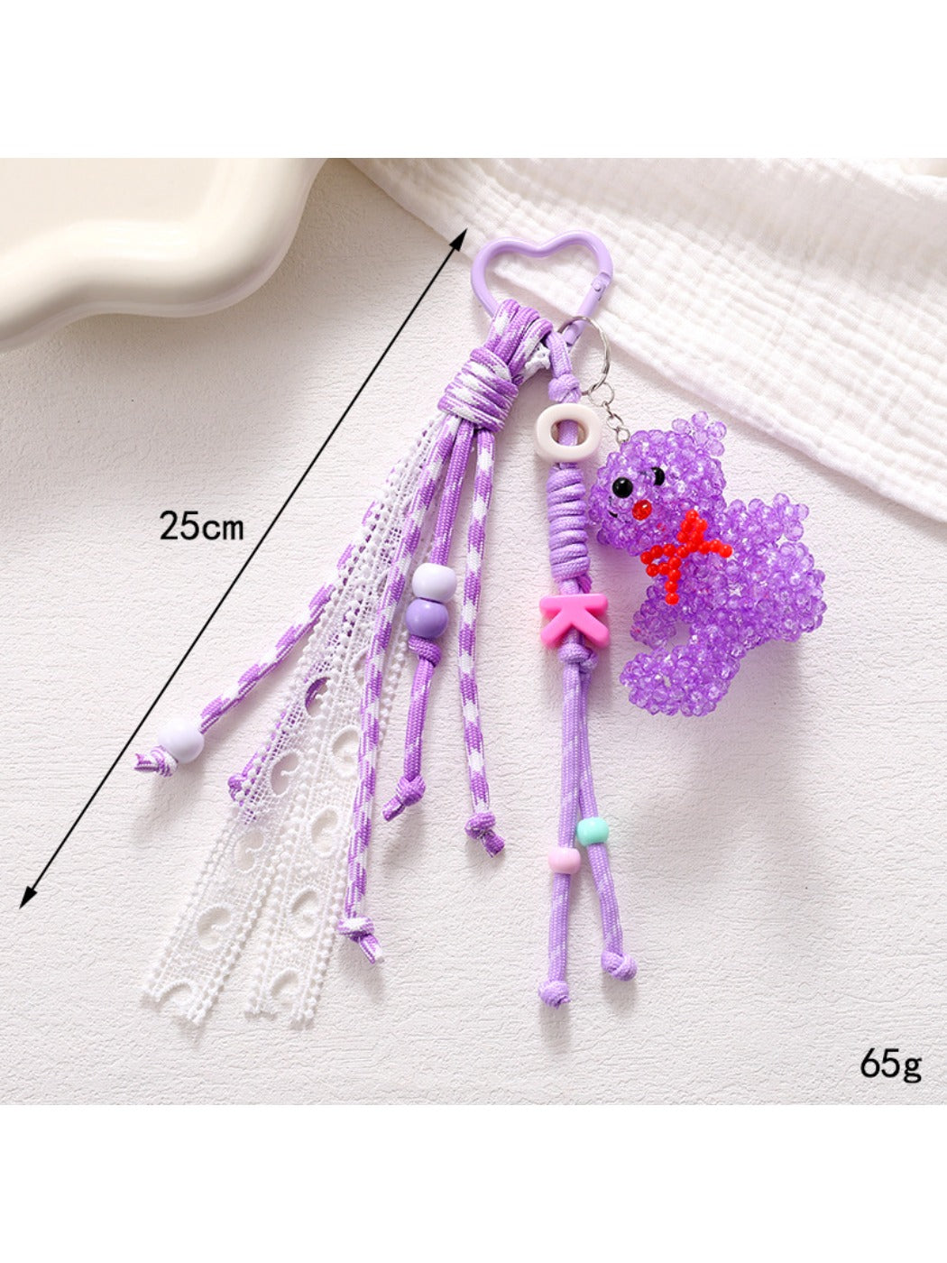 Keypus - Bow-Tie Bear-Shaped Keychain