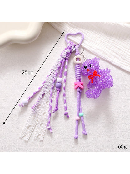 Keypus - Bow-Tie Bear-Shaped Keychain