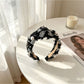 Gifty - Denim Look Knotted Bow Detail Headband