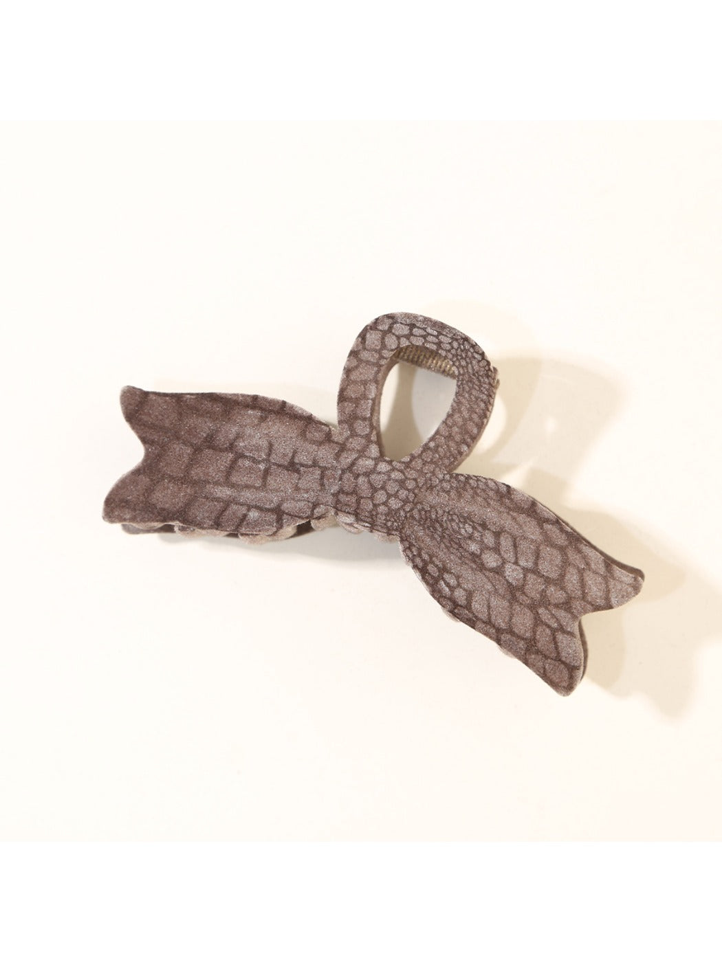 Beau - Vintage Leopard Print Bow Claw Clip